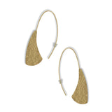 Golden Shepard's Hook Earrings