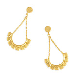 Barbara Gold Tone Earrings