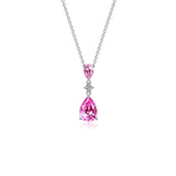 2.29 CTW Fancy Lab-Grown Sapphire Necklace