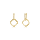 Celesta Cube Dangle Earrings
