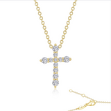 0.67 CTW Cross Pendant Necklace