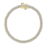 3 CTW Aria Half- Bezel Tennis Bracelet