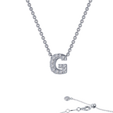 Letter Pendant Necklace