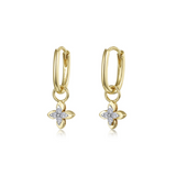 Nespoli's Gold Magnolia Blossom Drop Huggies 