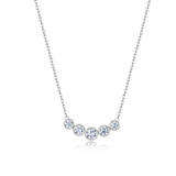 Nespoli's Silver Olive Bezel Necklace