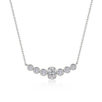 Nespoli's Silver Cushion of Joy Necklace