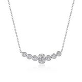 Nespoli's Silver Cushion of Joy Necklace