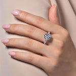 Nespoli's Classic Three-Stone Engagement Ring 