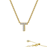 Letter Pendant Necklace