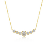 Nespoli's Gold Cushion of Joy Necklace