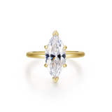 Nespoli's Gold Poise Marquise Cut Ring 