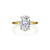 Nespoli's Gold Poise Oval Cut Ring 