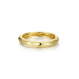 Thin High Polished Molten Band Ring