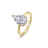 Poise Pear Cut Ring