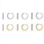 Nespoli's Trillium Huggie Earrings