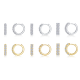 Nespoli's Trillium Huggie Earrings