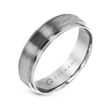 14k White Gold Men's Wedding Band