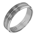 14k White Gold Men's Wedding Band