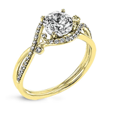14k Gold Halo Oval Diamond Engagement Ring