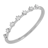 14k Yellow Gold .14ct Diamond Wedding Band