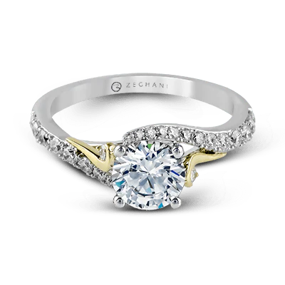 14k Gold Engagement Ring ZR874