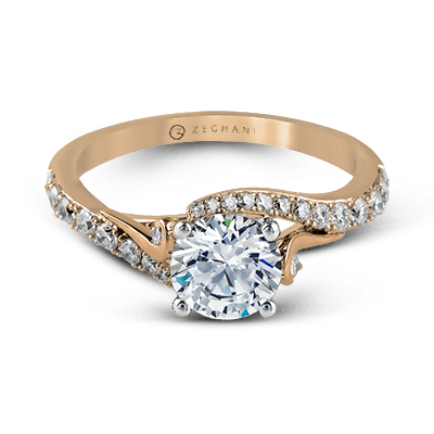 14k Gold Engagement Ring ZR874