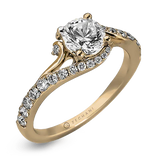 14k Gold Engagement Ring ZR874