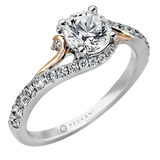 14k Gold Engagement Ring ZR874