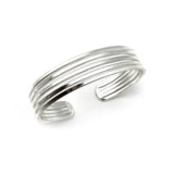 Silver Plated Brass Cuff Bracelet