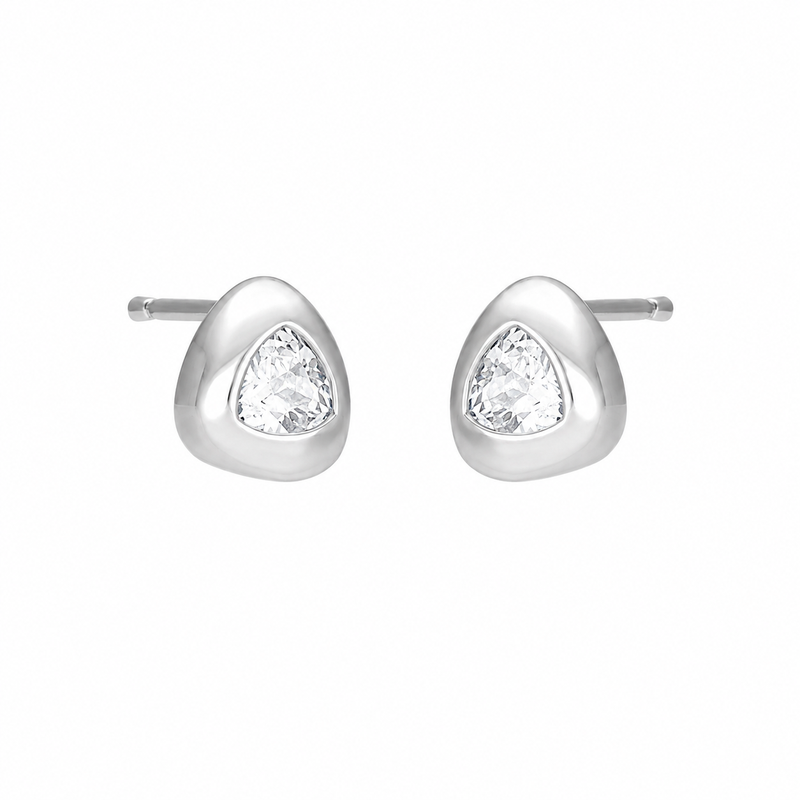 FYB Jewelry Sondra sterling silver cubic zirconia stud earrings