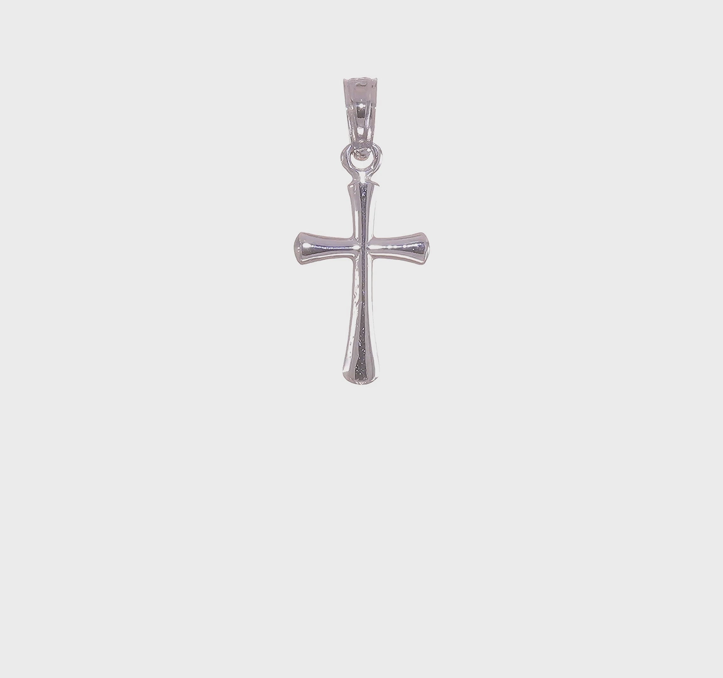 Nespoli Jewelers 14k White Gold Cross Pendant