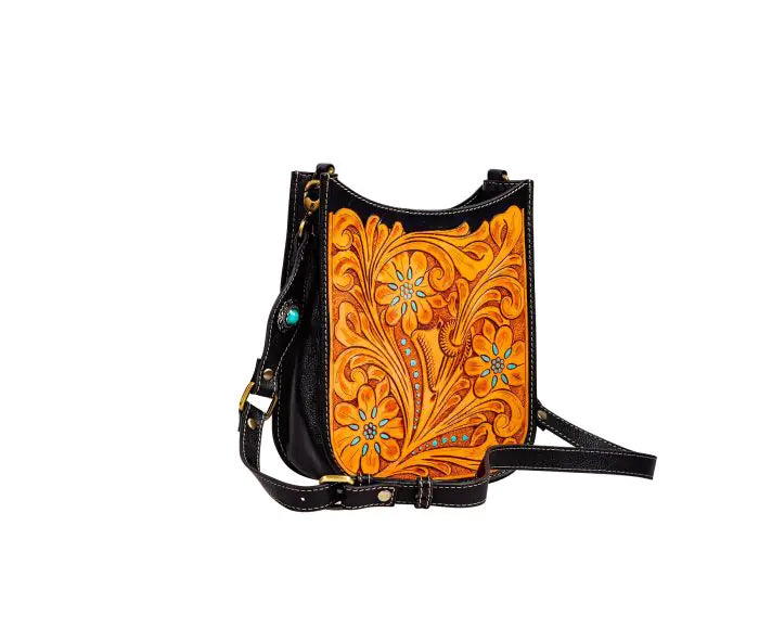 Belle's Peak Hand-tooled Bag