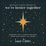 Luca and Dani Holiday Medley Silver Bangle Bracelet