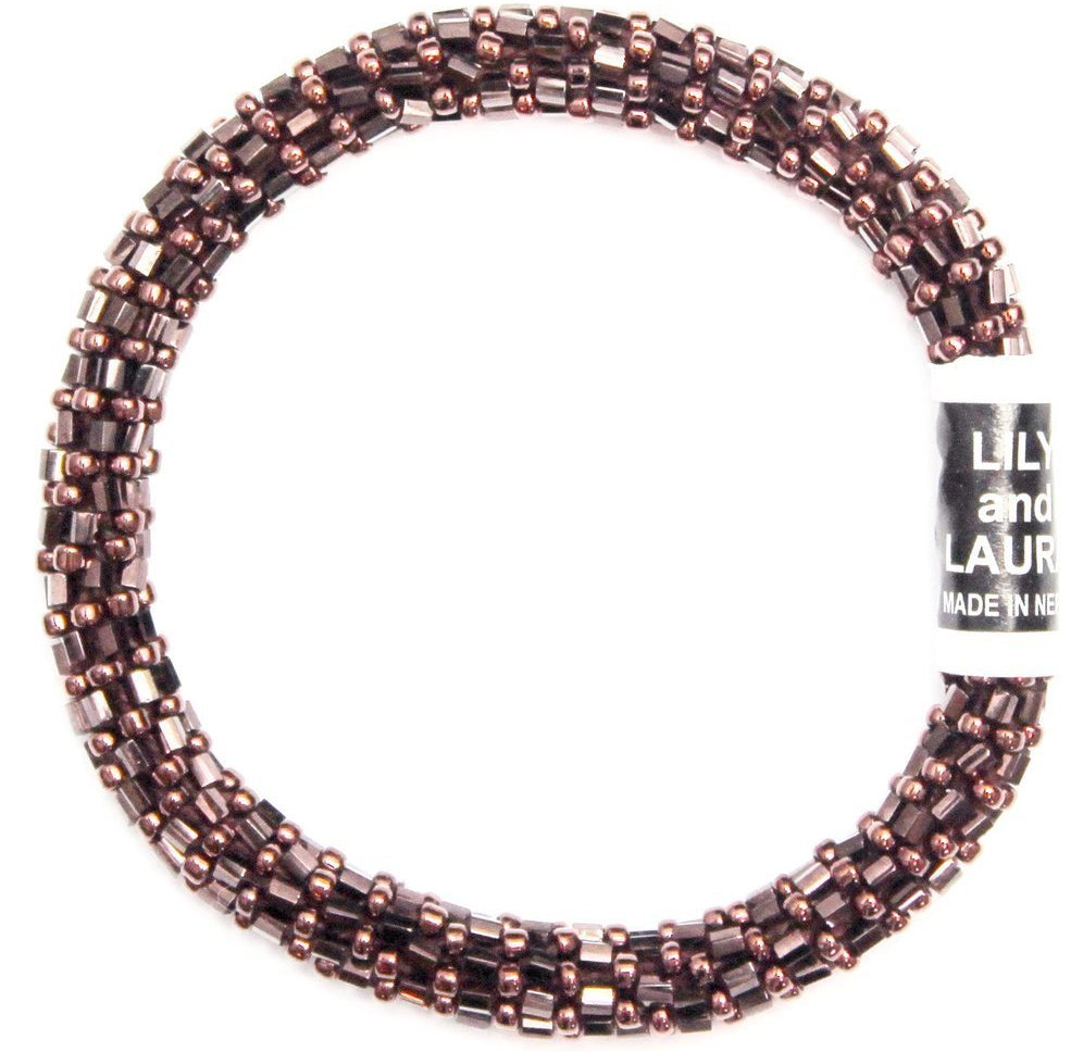 Lily and Laura Cherry Copper Cut and Round Bracelet
