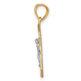 10k Yellow Gold Crucifix Necklace