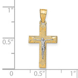 10k Yellow Gold Crucifix Necklace