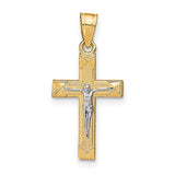 10k Yellow Gold Crucifix Necklace