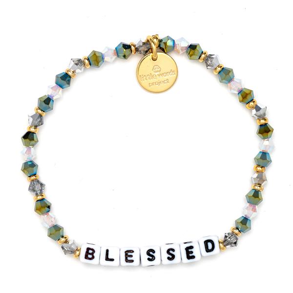 Little Words Project Gratitude Blessed Bracelet