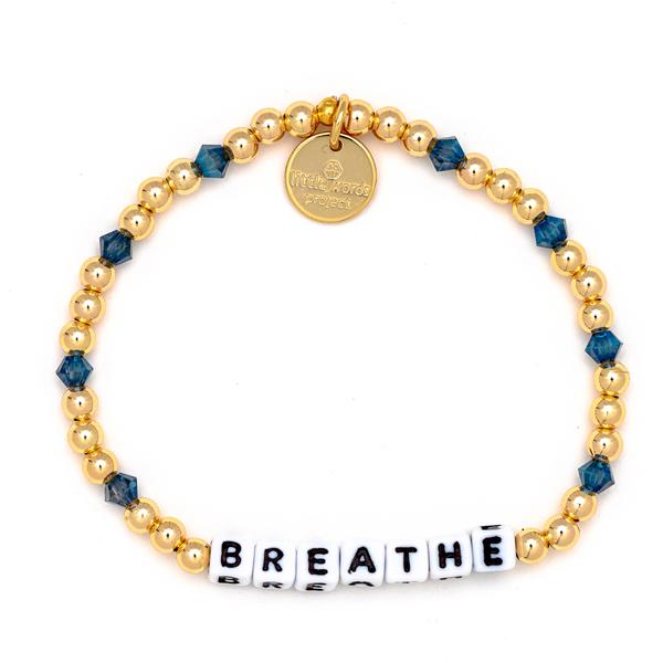 Lily and Laura Gold Filled and Crystal Breathe Bracelet