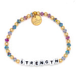 Little Words Project Gold Filled and Crystal Strength Bracelet