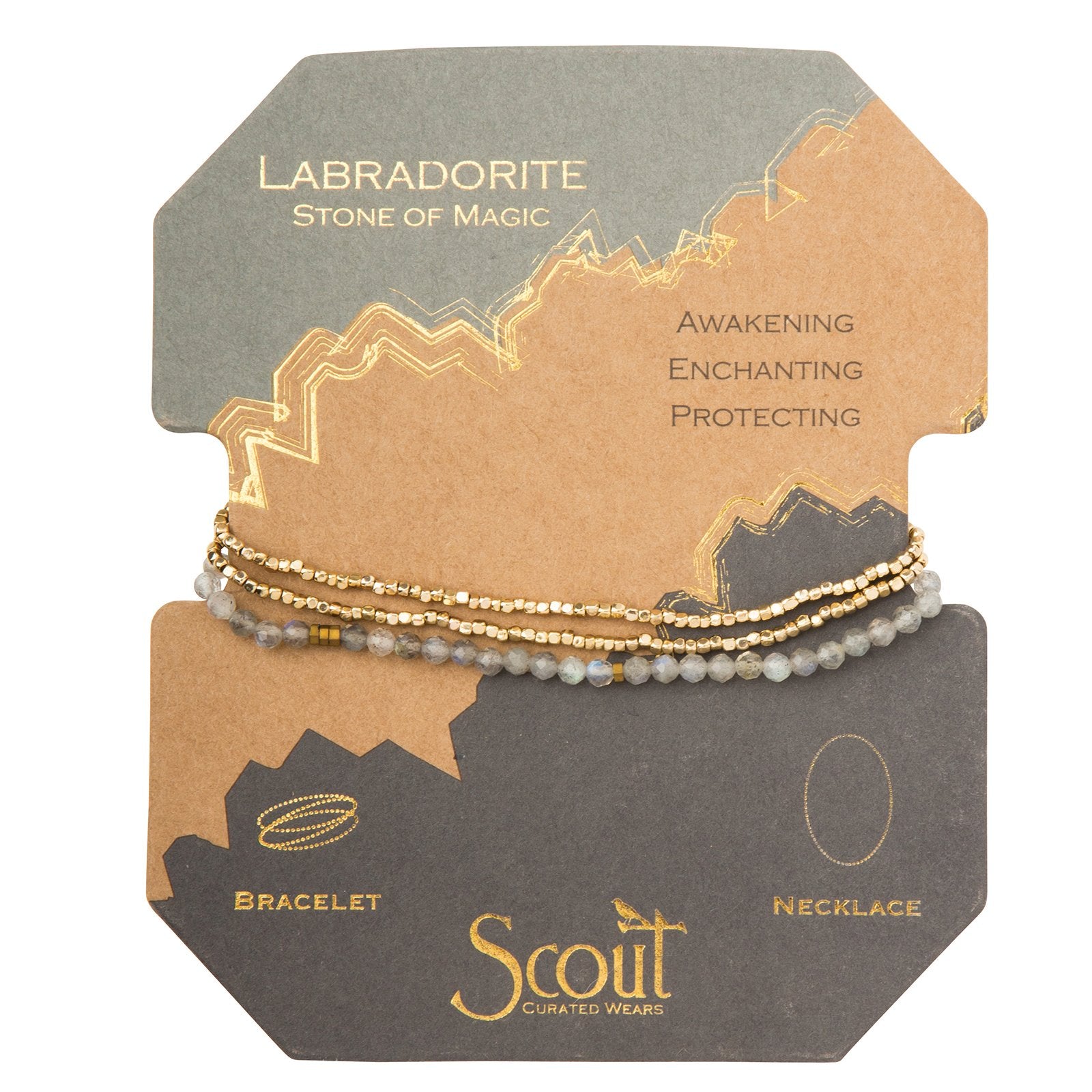 Scout Curated Wears Labradorite Stone of Magic Delicate Wrap