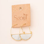 Scout Gold Labradorite Prism Hoop Earrings