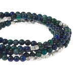 Scout Curated Wears Silver Azurite Stone of Heaven Wrap