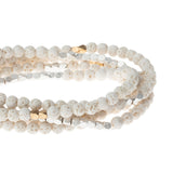 White Lava Stone of Strength Wrap