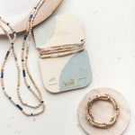 Scout Curated Wears Gold Labradorite Stone of Magic Wood, Stone, and Metal Wrap