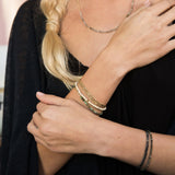 Scout Curated Wears Smoky Quartz Stone of Grounding Delicate Wrap