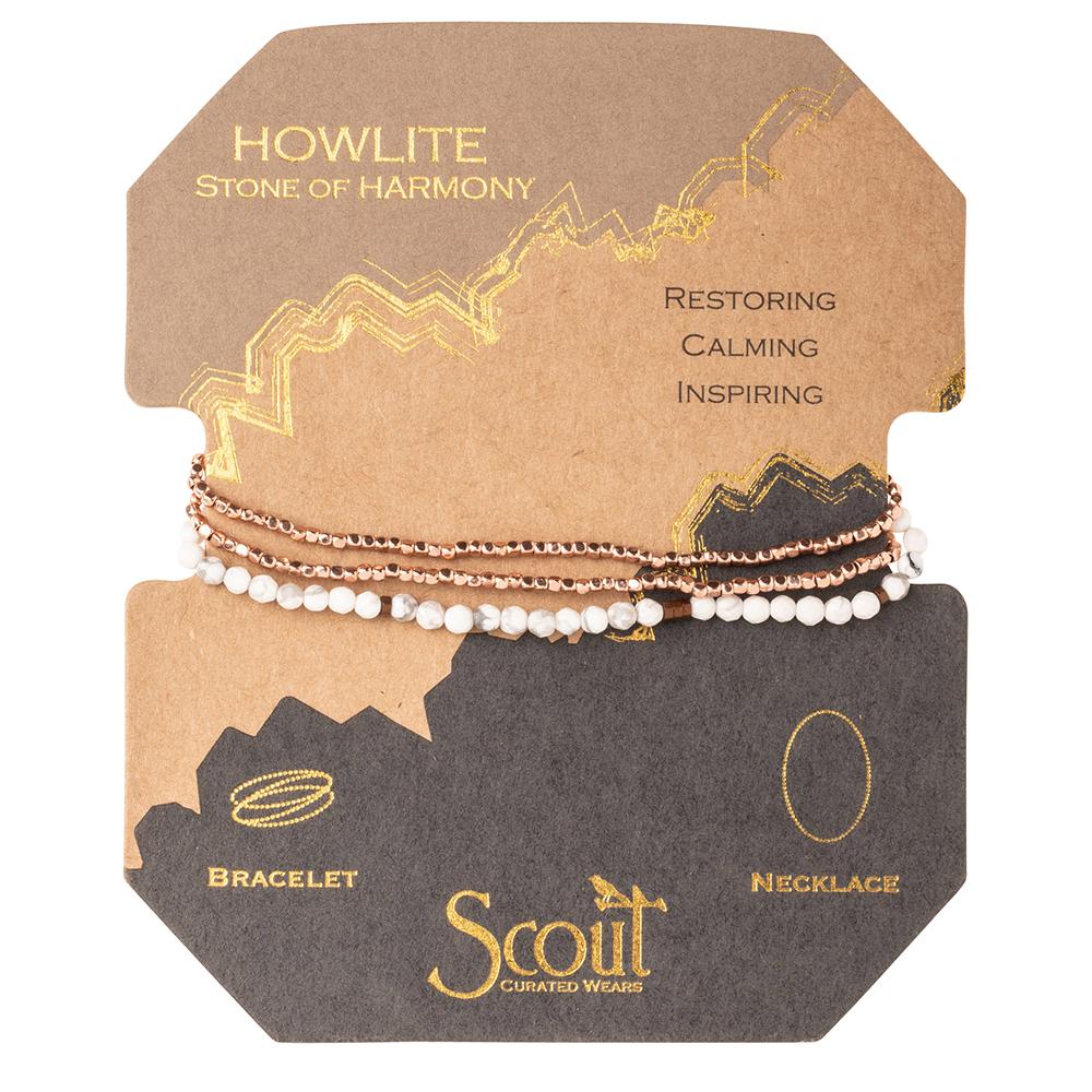 Scout Curated Wears Howlite Stone of Harmony Delicate Wrap