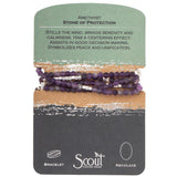 Scout Curated Wears Amethyst Stone of Protection Wrap