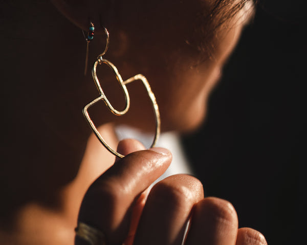 Lotus Jewelry Studio Gold Azure Earrings