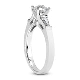 Nespoli Jewelers 14k White Gold Round Engagement Ring 102